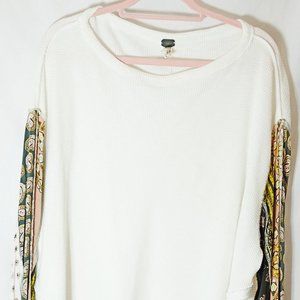 Free People Boho Flowy Shirt